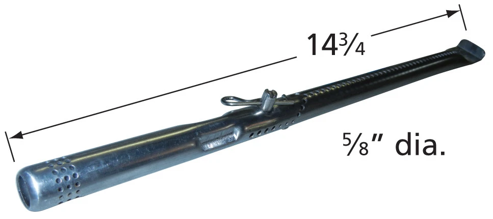14 3/4" Charbroil Stainless Steel Pipe Burner - 14761 3 14 3/4" Charbroil Stainless Steel Pipe Burner - 14761
