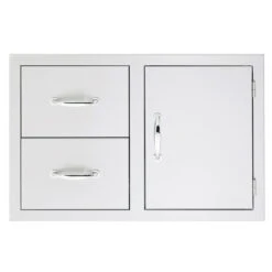 Summerset 42" Built-in 2 Drawer, 1 Door Combo Unit - SSDC2-42