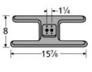 15 7/8 X 8, Universal Cast Iron H Twin Burner Head - 20502 5 15 7/8 X 8, Universal Cast Iron H Twin Burner Head - 20502 - Image 3