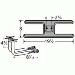 Sunbeam Cast Iron "H" Burner And Venturi Kit