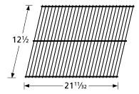 12 1/2 X 21 11/32, Steel Wire Rock Grate - 91601