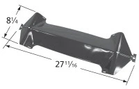 27 11/16 X 8 1/4, Porcelain Heat Shield, Grill Master, Sunbeam - 92731 4 27 11/16 X 8 1/4, Porcelain Heat Shield, Grill Master, Sunbeam - 92731 - Image 2