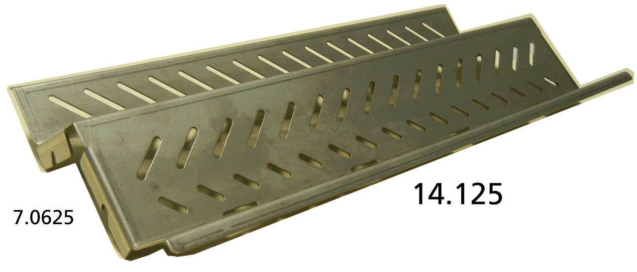 14 1/8 X 6 15/16, Stainless Heat Shield, Jackson - 93191 4 14 1/8 X 6 15/16, Stainless Heat Shield, Jackson - 93191 - Image 2