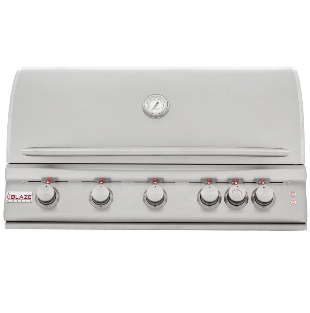 Blaze 40" 5 Burner Built-in Grill, Rear Burner And Lighting System - BLZ-5LTE2 3 Blaze 40" 5 Burner Built-in Grill, Rear Burner And Lighting System - BLZ-5LTE2