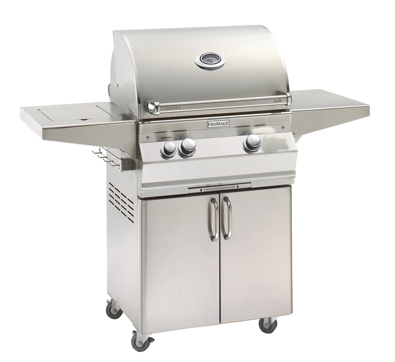 Firemagic Aurora 430s Grill On Cart, No Rotisserie 3 Firemagic Aurora 430s Grill On Cart, No Rotisserie