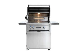 Sedona By Lynx L500PSFR 30" Freestanding Grill - 1 Stainless Burner, 1 ProSear W/ Rotisserie -Lynxie Shop Sedona L500FR lid open 36603.1533145414.1500.1500
