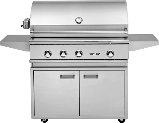 Delta Heat 38" Freestanding Grill W Rotisserie, Sear Zone - DHBQ38RS+DHGB38 3 Delta Heat 38" Freestanding Grill W Rotisserie, Sear Zone - DHBQ38RS+DHGB38