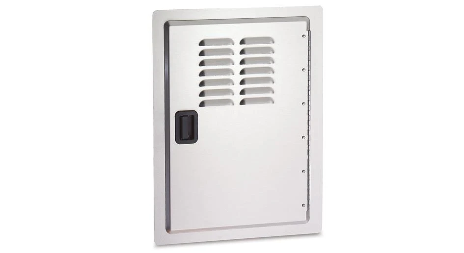 20 X 14, Single Access Door W Louvers, Black Handle | 20-14-SDV 3 20 X 14, Single Access Door W Louvers, Black Handle | 20-14-SDV