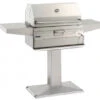 Firemagic 24" Charcoal Patio Post Grill W Smoker Oven/Hood - 22-SC01C-P6 -Lynxie Shop fire magic patio post grill 74830.1613062004.1500.1500