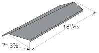 18 15/16 X 3 4/8, Porcelain Heat Shield, Chargriller 5 18 15/16 X 3 4/8, Porcelain Heat Shield, Chargriller - Image 3