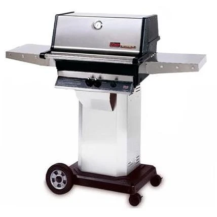 MHP TJK2-P Propane Grill W/ Stainless Grids On Stainless Steel Cart 3 MHP TJK2-P Propane Grill W/ Stainless Grids On Stainless Steel Cart