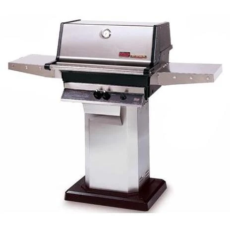 MHP TJK2-P Propane Grill W/ Stainless Grids On Stainless Cart 3 MHP TJK2-P Propane Grill W/ Stainless Grids On Stainless Cart